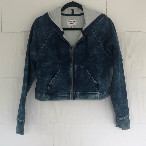 Denizen from Levi's Jackets & Blazers - Denizen From Levi’s Cropped Zip-Up Jacket